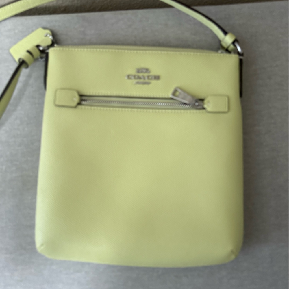 Coach Pale green Crossbody Bag Structured Design - Picture 2 of 5